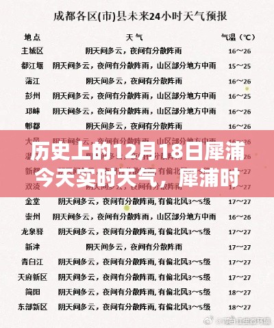 犀浦时光行,历史与实时天气的交织