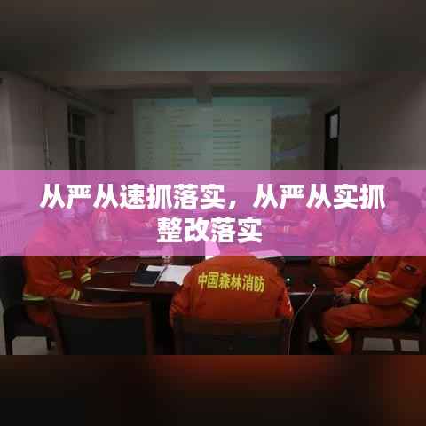 从严从速抓落实，从严从实抓整改落实 